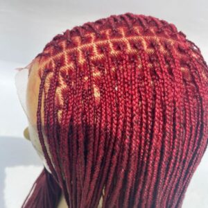 Small knotless Braids(#39 Dark burgundy)